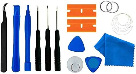 Original Samsung Galaxy S8 Plus Screen Lens Glass Replacement Kit,Front Outer Lens Glass Screen Screen Replacement Repair Kit for Samsung Galaxy S8+ G955 Series (Galaxy S8 Plus 6.2'- Black)