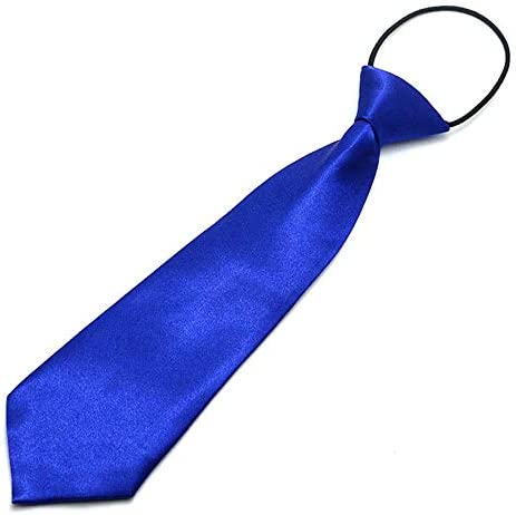 Minelife 6 Pieces Boys' Pre-tied Adjustable Necktie Elastic Neck Strap Tie for Boys, Kids, Teen, Youth Wedding Graduation School Uniforms(6 Colors)
