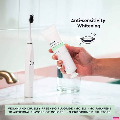 Boka Ela Mint Natural Toothpaste, Nano-Hydroxyapatite for Remineralizing, Sensitivity and Whitening, Fluoride-Free, Dentist Recommended for Kids and Adults, Made in USA, 4oz (Pack of 1)