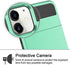 Vofolen Case for iPhone 11 Case Wallet Credit Card Holder ID Slot Sliding Door Hidden Pocket Anti-Scratch Dual Layer Hybrid Bumper Armor Protective Hard Shell Back Cover for iPhone 11 6.1 Mint Green