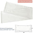 100% Cotton Body Pillow Cover, 800 Thread Count 21x54 Soft Breathable Long Body Pillow Pillowcase, Off-White