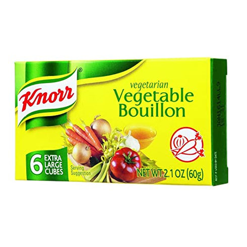 Knorr Cube Bouillon, Vegetable, 6 cubes, 2.1 oz
