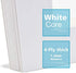 Egofine 5x7 White Picture Mats Pack of 14, Frame Mattes for 4x6 Pictures, Acid Free, 1.2mm Thickness, with Core Bevel Cut