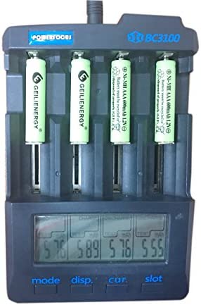 GEILIENERGY Solar Light Batteries AAA Triple A NIMH 600mAh 1.2V Rechargeable for Garden Lights Remotes Mice(20PCS)