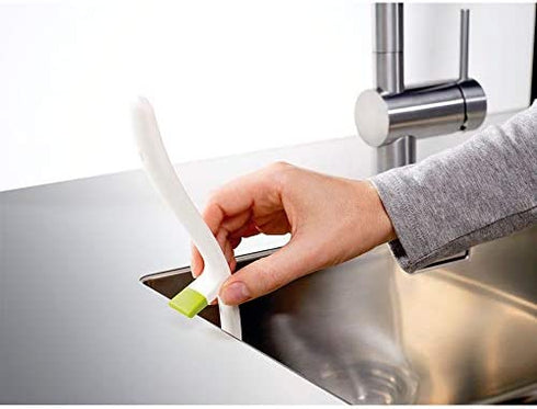 Joseph Joseph 85025 Edge Dish Brush with Integrated Sink Rest, Green