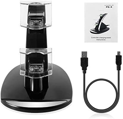 Megadream Controller Charger for PS4/PS4 Pro/PS4 Slim DualShock 4 Controller Charging Station