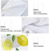 Summer Fresh Lemons Hanging Kitchen Towels Yellow Lime Orange Slices Fruit Leaves Bathroom Hand Tie Towel Fast Drying Dish Tea Towels for Bath Tabletop Gym Home Decor Set of 2