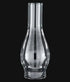 B&P Lamp 3 Inch by 10 Inch Clear Glass Oil Lamp Chimney for Vintage and Restoration of Antique Oil and Kerosene Lamps