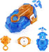 Konikiwa Bey Battling String Launcher, Savior Valkyrie Top Burst Launcher Set, Left and Right Spin Launcher DB Launcher Compatible with All Bey Burst Series - Blue