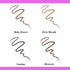 Lime Crime Bushy Brow Pen, Smokey (Black Brown) - Thin Precision Eyebrow Pencils Define, Shape, Build, Fill In & Flick Up - Eyebrow Filler for Natural Looking Brows - Vegan & Cruelty-Free