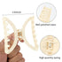 Canitor Hair Clips for Women 4Pcs Neutral Claw Clips Hair Clips for Thin Hair Medium Hair Clips Matte Claw Clips for Thin Hair Semicircle Hair Clips for Thick Hair Cute Small Hair Clips