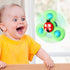 3PCS Suction cup spinner toys for 1 2 Year old boys|Spinning top baby toys 12-18 months|First birthday baby gifts for 1 Year old girls|Sensory toys for toddlers 1-3