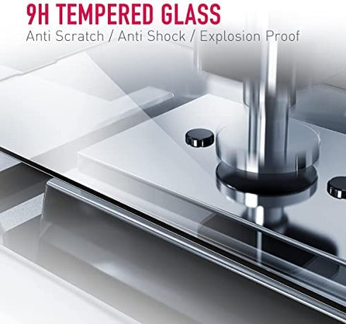 ROFI Anti Blue Light Screen Protector Universal Compatible with iPhone 14/iPhone 13&13 Pro in 6.1 Inch Full Coverage Tempered Glass Protector+Back Screen Protector Ultra Clear Eye Protector 9H Hardness Bubble-Free Easy Installation