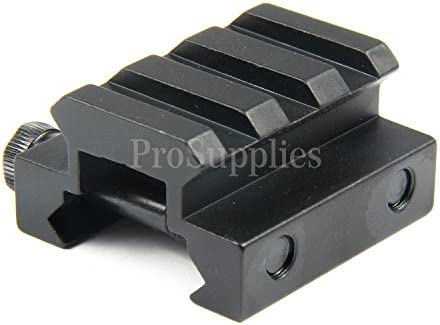 TACFUN 2PCS Flat TOP Half 1/2 INCH Mini Riser Block Mount 3 Slot Picatinny Rail