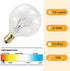 ETwinCoo Wax Warmer Bulbs, G50 25 Watt Light Bulbs for Full Size Scentsy Warmers, G16.5 Globe E12 Base Clear Scentsy Light Bulbs for Wax Warmers - Long Life-Span and Melt Wax Fast, 120 Volt (6 Pack)