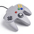 Classic N64 Controller, SAFFUN N64 Wired USB PC Game pad Joystick, N64 Bit USB Wired Game Stick Joy pad Controller for Windows PC MAC Linux Raspberry Pi 3 Sega Genesis Higan (Grey)