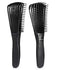 BESTOOL Detangling Brush for Black Natural Hair, Detangler Brush for Natural Black Hair Curly Hair Afro 3/4abc Texture, Faster n Easier Detangle Wet or Dry Hair with No Pain (Black)