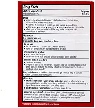 Cortizone 10 Hydrocortisone Anti-Itch Liquid 1.25 fl oz (Pack of 2)