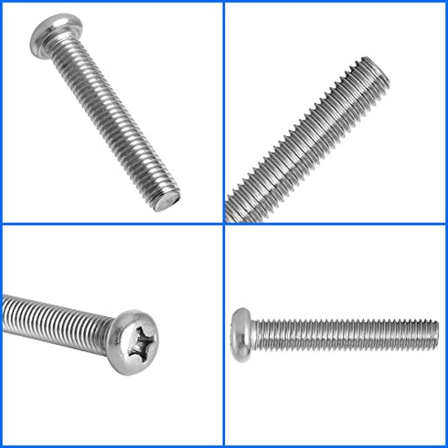 Wall Mounting Screws for Samsung TV - M8 x 45mm with Pitch 1.25mm Solid Screw Bolts for Samsung TV Wall Mounting, TV Mounting Bolts Work with Samsung 7 and 8 Series 49" 55” 65” 75" TV, 5PCS