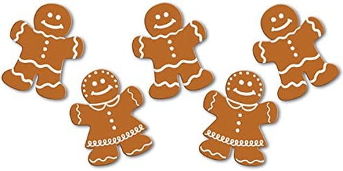 Gingerbread And Candy Cane Christmas Holiday Decorations Door Banner Cutouts