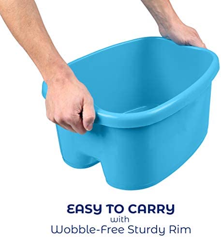 Milliard Extra Large Foot Soak Bath Tub Spa Basin Big Footbath Bucket & Soaker Bowl (FITS UP to A Men's Size 12)