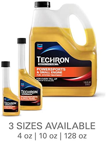 Chevron Techron Protection Plus Powersports and Small Engine Fuel System Treatment, 10 oz, Pack of 1