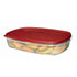 Rubbermaid 1777163 24 Cup Rectangle Easy Find Lid Food Storage Container