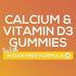 Sugar Free Chewable Calcium Gummies with Vitamin D3 - Premium Calcium & Vitamin D Gummy Chews for Bone & Teeth Health & Immue Support - Non-GMO, Orange Flavor, Nature's Supplement - 60 Gummies
