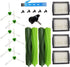 Theresa Hay Replacement Parts Multi-Surface Rubber Brushes Filters Side Brushes Compatible for iRobot Roomba i7 i7+/i7 Plus E5 E6 E7 Robotic Vacuum Cleaner Accessory