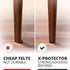 Felt Furniture Pads X-PROTECTOR - 48 Premium Felt Pads Floor Protector - Chair Felts Pads for Furniture Feet Wood Floors - Best Furniture Pads for Hardwood Floors - Protect Your Hard Floors!