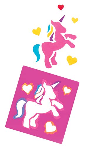 Baker Ross AR939 Washable Fairy Stencils - Pack of 6, Washable Plastic Paint Stencil Set for Kids Arts and Crafts Activities