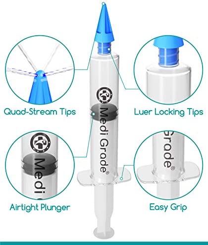 Medi Grade Ear Cleaner Ear Wax Remover - Ear Wax Removal Kit with 3X Soft Quad-Stream Tips. Clean Ears Naturally with Our Reusable Ear Cleaning Kit & Earwax Removal Tool for at-Home Ear Wax Removal