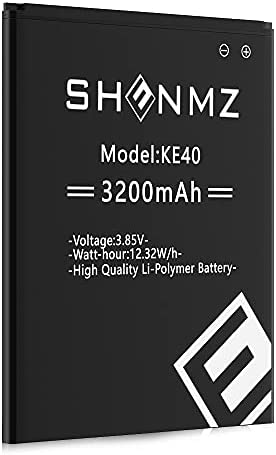 Moto E6 Battery, 3200mAh New 0 Cycle Higher Capacity Replacement Battery for Motorola Moto KE40 E6 XT2005