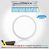 Pack of 2-30 oz Replacement Rubber Lid Ring, 3.7 Inch Diameter - Gasket Seals, Lid for Insulated Stainless Steel Tumblers, Cups Vacuum Effect, fit for Brands - Yeti, Ozark Trail, Beast, White