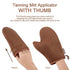 GAIYAH Self Tanning Mitt Applicator Kit, With Back Lotion Applicators For Your Back, Exfoliator Glove and Finger Face Mitt