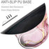 Ergonomic Mouse Pad with Gel Wrist Rest Support, HOMKUMY Cute Mouse Pads with Non-Slip Rubber Base Wrist Rest Pad for Home, Office & Travel Easy Typing & Pain Relief, Pink Marble Mousepad