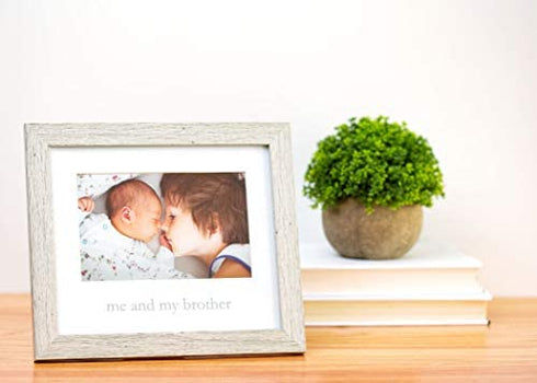 Kate & Milo Rustic Me & My Brother Frame, Sibling Gifts, Little or Big Big Gift, Woodland Nursery