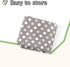 Luxja Dust Cover Compatible with Cricut Explore Air and Explore Air 2, Dust Cover with Back Pockets, Gray Dots