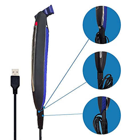 Shaver Charger USB Cord for Microtouches Solo Electric Shaver Solo Trimmer USB Charging Cable 31.5 in with 2 Cleaning Brush