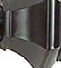 Achim Home Furnishings Buono II Jordan Curtain Rod with Finials, 48-Inch Extends to 86-Inch