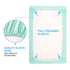 TILLYOU 2 Pack Mini Crib Sheets - Fitted Crib Sheet for Stretchy Jersey Knit Portable Mini Crib, Play Yard, Playpen, Playard Bedding Sheet for Boy Girl, Light Green & Light Gray