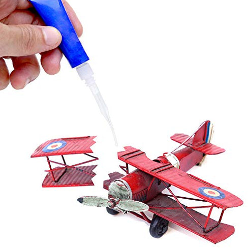 Glue Micro-Tips Plastic Glue Bottle Tips Glue Extender Precision Applicator for Crafting, Lab Dispensing, Adhesive Dispensers (200 Pcs)