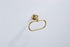 Flybath Oval Towel Ring Antique Brass Exquisite Pattern Carving Hanger Hand Towel Holder for Bathroom Kitchen Accessories Wall Mounted, Brushed Bronze