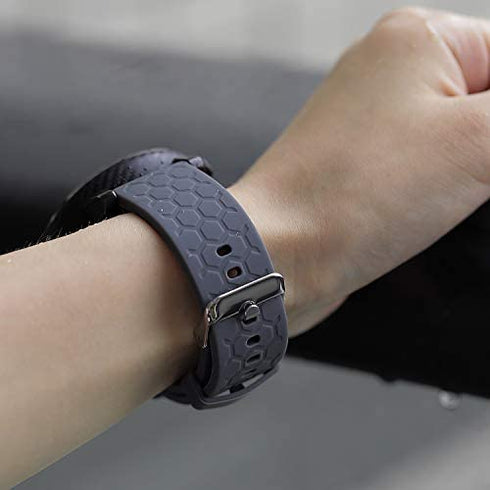 RuenTech 6-Pack Soft Silicone Bands Compatible with Donerton P22 P32 P36 &KALINCO P22 Smart Watch, Quick Release Replacement Bands Sport Straps for P22 Smart Watch Bands Women&Men