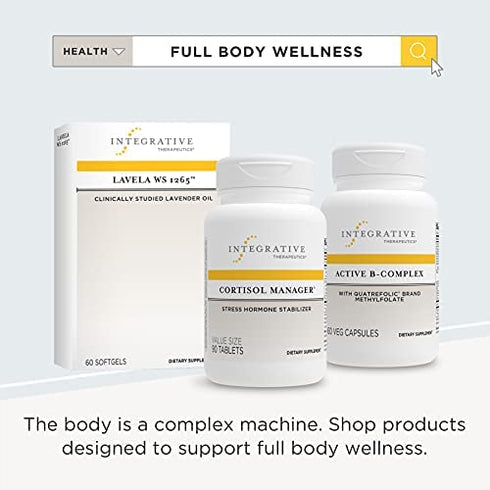 Integrative Therapeutics - Active B-Complex - Cellular Energy Production*- with 8 B-Vitamins, Vitamin B12, Folate, Choline - 60 Capsules