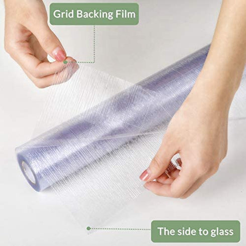 VELIMAX Rain Glass Window Film Privacy Static Window Clings Decorative Glass Sticker for Home Office Removable UV Protection Heat Control 17.7 x 78.7 inches
