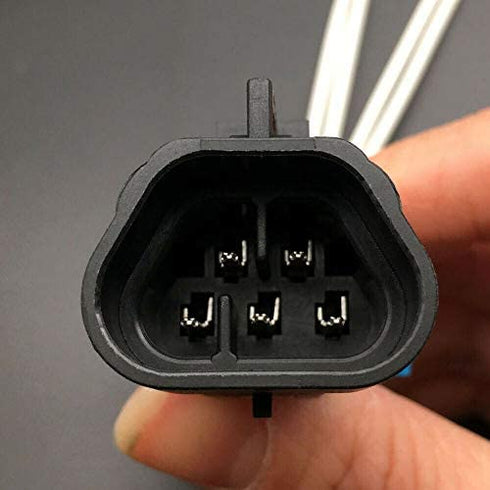 ALLMOST NEW Male and Female Sealed 5 pin Headlight Assembly Pigtail Connector Set Compatible with GM Pontiac G6