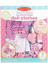 Melissa & Doug Mine to Love Mix & Match Fashion Doll Clothes for 12”-18” Dolls (6 pcs)