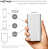 myCharge Portable Charger Power Bank - RazorPlus 4000mAh Internal Battery / 2.4A USB Port External Battery Pack for Cell Phones (Compatible with Apple iPhone, iPad, Android for Samsung Galaxy)