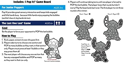 Pop It! Buffalo Games Disney - Stitch - Officially Licensed